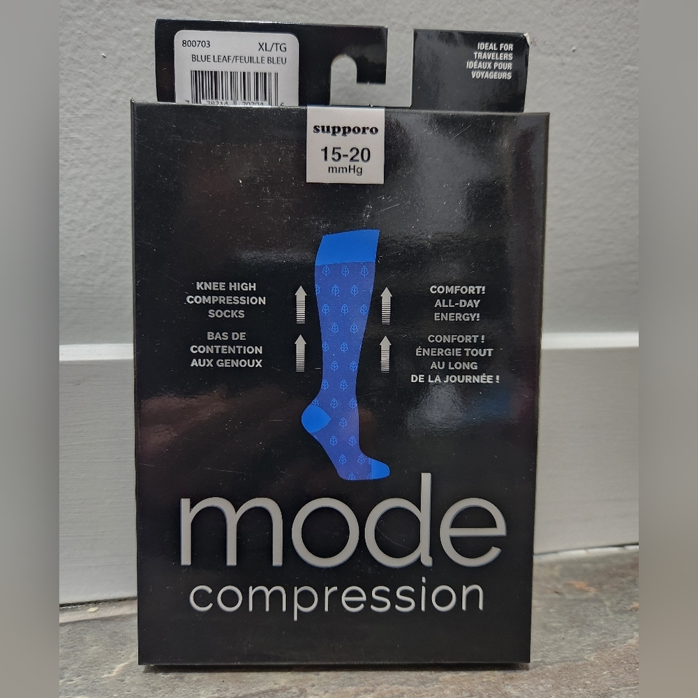 New Blue Compression Socks